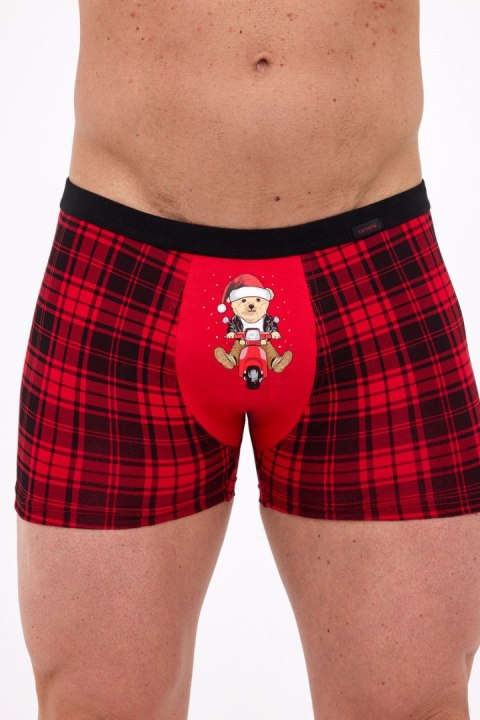 BOKSERKI ŚWIĄTECZNE 007 Z/25 - GRANAT, XXL, 007/79 CORNETTE