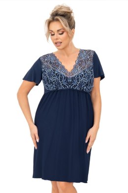 KOSZULKA NOCNA MELANIA PLUS - DARK BLUE, 3XL DONNA