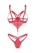 Matildea body otwarte - CZERWONY, S/M OBSESSIVE