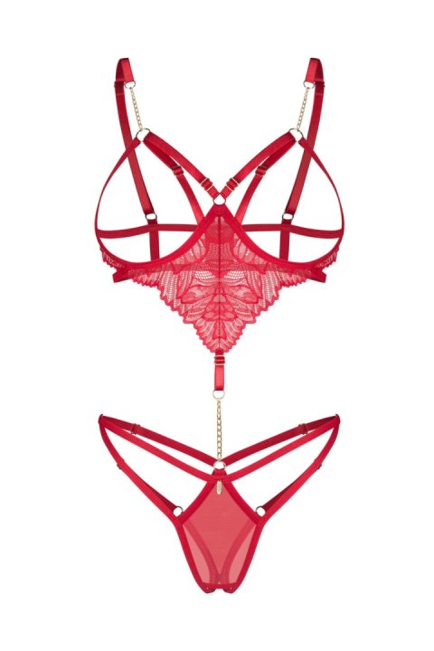 Matildea body otwarte - CZERWONY, S/M OBSESSIVE