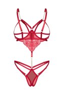 Matildea body otwarte - CZERWONY, S/M OBSESSIVE