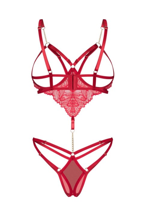 Matildea body otwarte - CZERWONY, S/M OBSESSIVE