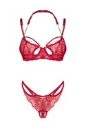 Matildea komplet 2-częściowy otwarty - CZERWONY, L/XL OBSESSIVE Matildea komplet 2-częściowy otwarty - CZERWONY, L/XL OBSESSIVE