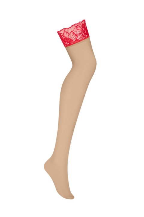 Matildea pończochy - CZERWONY, L/XL OBSESSIVE Matildea pończochy - CZERWONY, L/XL OBSESSIVE