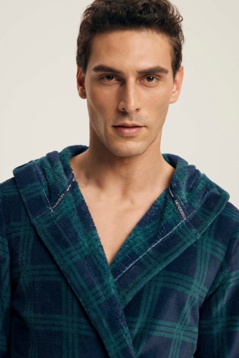 SZLAFROK MĘSKI NICKEL 43373 AW25 - GRANAT, 2XL HENDERSON