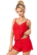 PIŻAMA DAMSKA NIKI SHORT - BLACK, L DONNA
