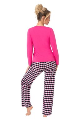 PIŻAMA DAMSKA SLEEP LONG - FUKSJA, XL DONNA