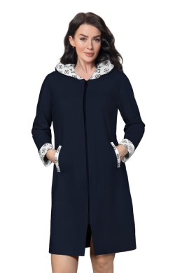 SZLAFROK DAMSKI 392 W/25 NEW - GRANAT-NIEBIESKI, M DOROTA