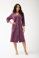 SZLAFROK DAMSKI FR-331 - BAKŁAŻAN, 2XL, 1 DOROTA