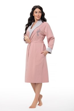 SZLAFROK DAMSKI FR-386 DOROTA - HERBACIANY, XL, 4 DOROTAF