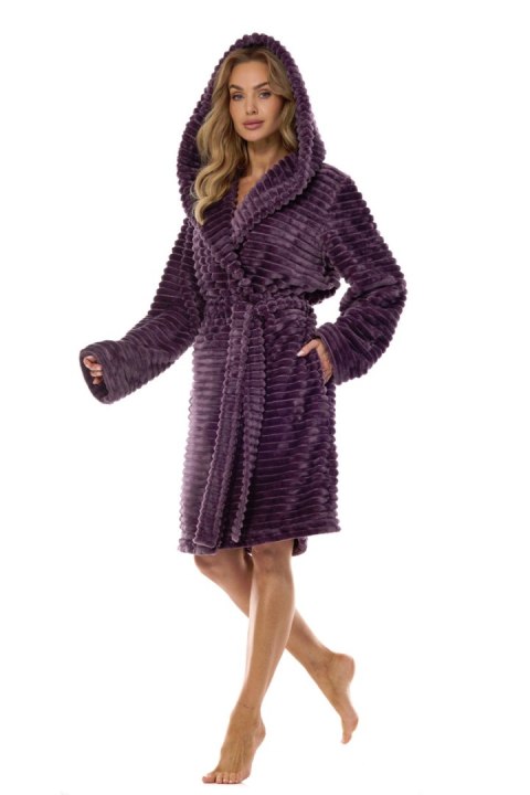 SZLAFROK DAMSKI ROBIN 2416 - WIŚNIA, XL, 2 L&L