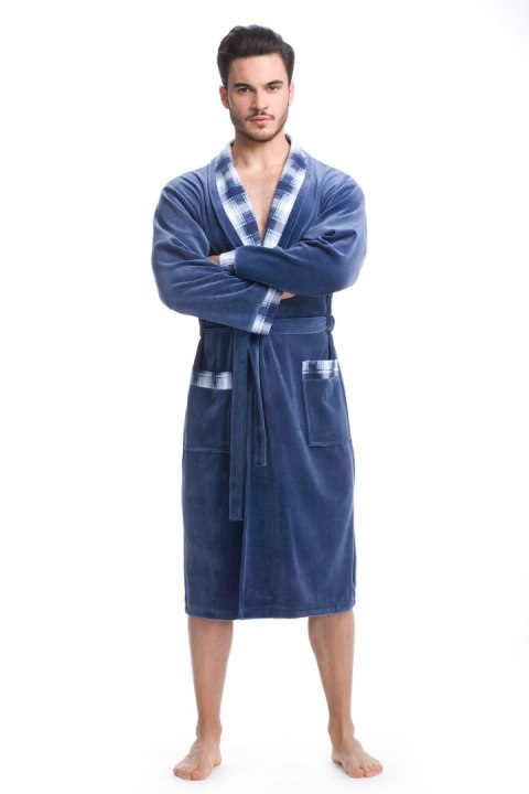 SZLAFROK MĘSKI FR-207 - GRANAT, M DOROTA SZLAFROK MĘSKI FR-207 - GRANAT, M DOROTA