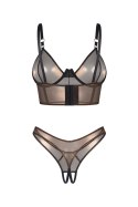 Soranna top i stringi otwarte - ZŁOTY, S/M OBSESSIVE Soranna top i stringi otwarte - ZŁOTY, S/M OBSESSIVE