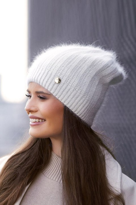 CZAPKA P-072 - ZIELEŃ BUTELKOWA, UNIWERSALNY, C OFF PINK