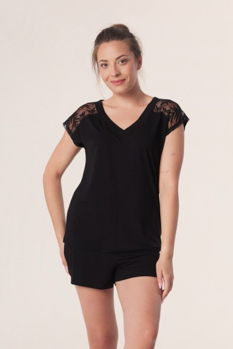 PIŻAMA PETRA - CZARNY, 2XL MEFEMI BY NIPPLEX