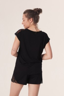 PIŻAMA PETRA - CZARNY, 2XL MEFEMI BY NIPPLEX