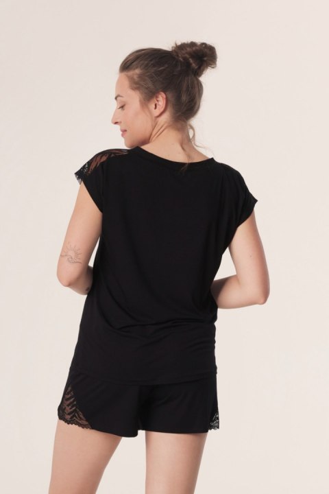 PIŻAMA PETRA - CZARNY, 2XL MEFEMI BY NIPPLEX