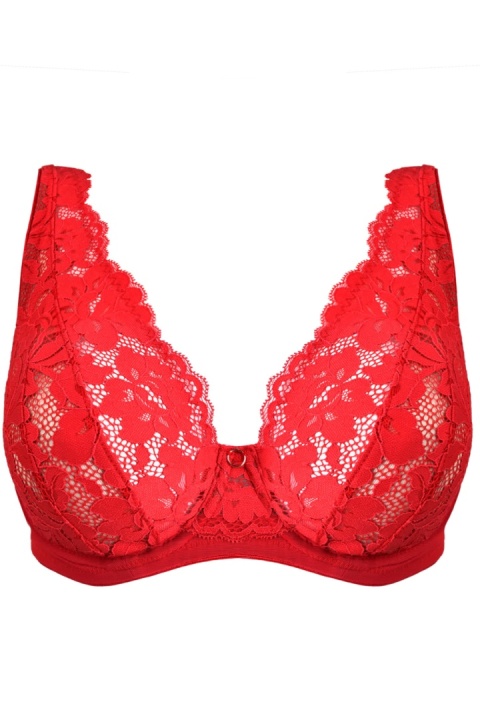 BIUSTONOSZ JASMIN BRALETTE 19152 RED - CZERWONY, 65H MEDIOLANO BIUSTONOSZ JASMIN BRALETTE 19152 RED - CZERWONY, 65H MEDIOLANO