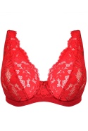 BIUSTONOSZ JASMIN BRALETTE 19152 RED - CZERWONY, 90C MEDIOLANO