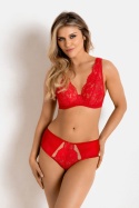BIUSTONOSZ JASMIN BRALETTE 19152 RED - CZERWONY, 90D MEDIOLANO