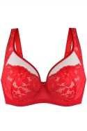 BIUSTONOSZ JASMIN PLUNGE 19150 RED - CZERWONY, 80J MEDIOLANO