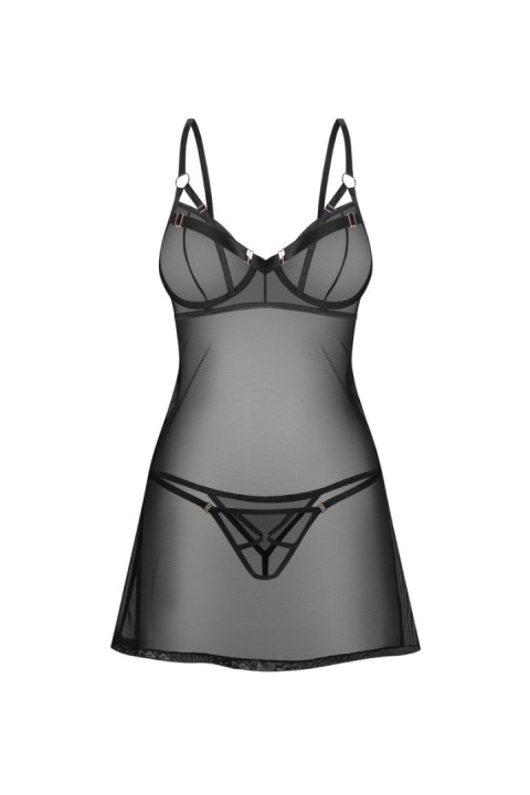 Euridia koszulka i tanga - CZARNY, M/L OBSESSIVE Euridia koszulka i tanga - CZARNY, M/L OBSESSIVE