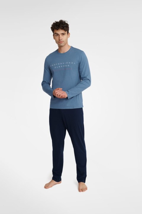 PIŻAMA MĘSKA INSURE 40963 AW23 - CZARNY-SZARY, XXL, 99X HENDERSON PIŻAMA MĘSKA INSURE 40963 AW23 - CZARNY-SZARY, XXL, 99X HENDERSON