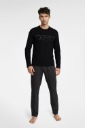 PIŻAMA MĘSKA INSURE 40963 AW23 - NIEBIESKI-GRANATOWY, XXL, 55X HENDERSON