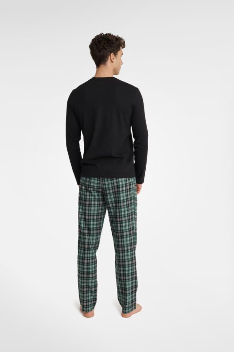 PIŻAMA MĘSKA USHER 40946 AW23 - CZARNY, XL, 99X HENDERSON PIŻAMA MĘSKA USHER 40946 AW23 - CZARNY, XL, 99X HENDERSON