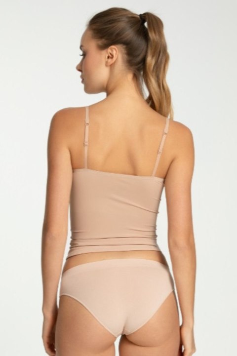 KOSZULKA SOFT & SMOOTH CAMI TOP - BEŻ MOCCA, L JULIMEX KOSZULKA SOFT & SMOOTH CAMI TOP - BEŻ MOCCA, L JULIMEX