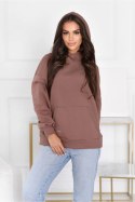 BLUZA OLIMPIA - CZARNY, S, CZA OFF PINK