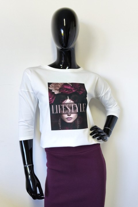 BLUZKA ZIA - CIEPŁY BEŻ, 42, CB OFF PINK