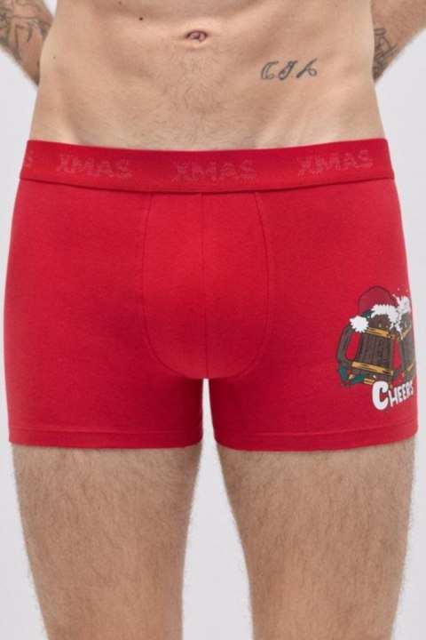 BOKSERKI MĘSKIE CHRISTMAS 20435 - RED, XXL YSABEL MORA BOKSERKI MĘSKIE CHRISTMAS 20435 - RED, XXL YSABEL MORA