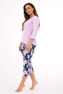 PIŻAMA DAMSKA DR 389/463 NATALIE 2 - LILIOWY, XL CORNETTE PIŻAMA DAMSKA DR 389/463 NATALIE 2 - LILIOWY, XL CORNETTE