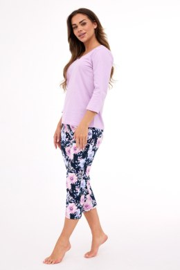 PIŻAMA DAMSKA DR 389/463 NATALIE 2 - LILIOWY, XL CORNETTE