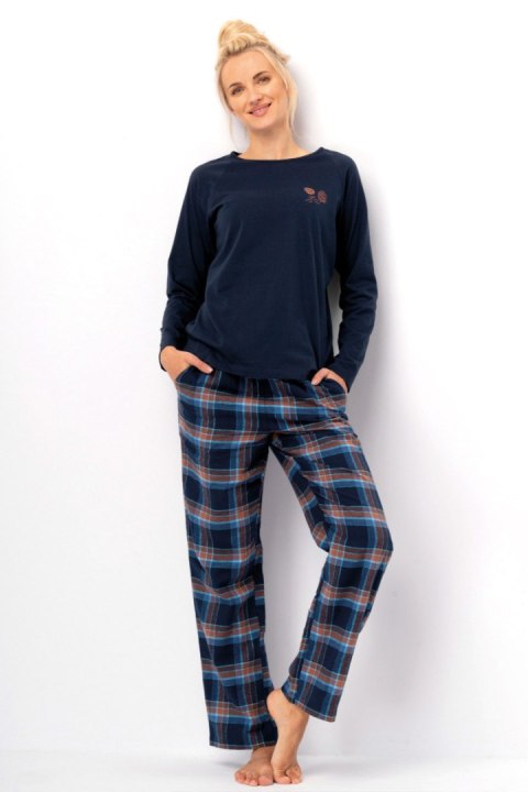 PIŻAMA DAMSKA LNS 432 B25 - GRANATOWY, XL KEY