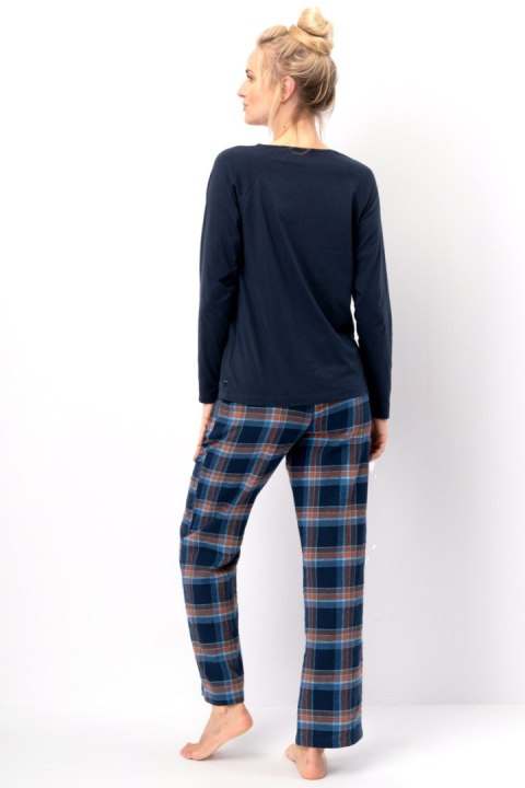 PIŻAMA DAMSKA LNS 432 B25 - GRANATOWY, XL KEY