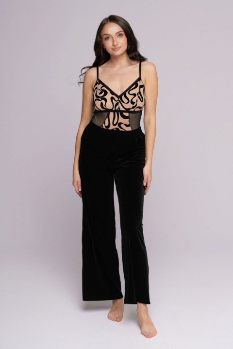 SPODNIE 003 BLACK - BLACK, L AVA