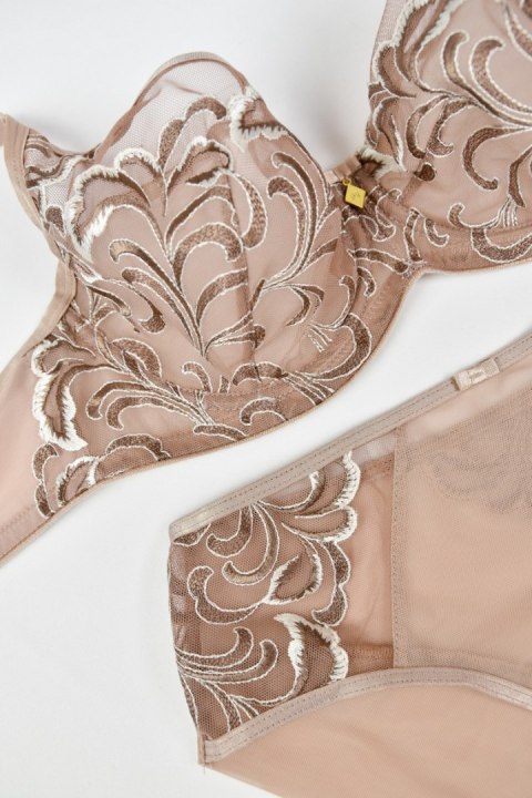 BIUSTONOSZ ROMA PLUNGE 19178 BEIGE - BEŻOWY, 95C MEDIOLANO BIUSTONOSZ ROMA PLUNGE 19178 BEIGE - BEŻOWY, 95C MEDIOLANO