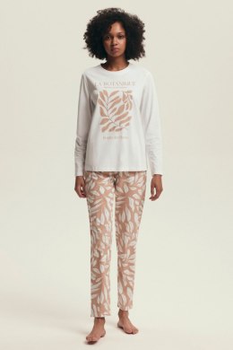 PIŻAMA DAMSKA DEXTRA 43689 AW25 - ECRU, M HENDERSON LADIES