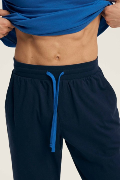 PIŻAMA MĘSKA LOOP 43472 AW25 - NIEBIESKI-GRANAT, 2XL HENDERSON PIŻAMA MĘSKA LOOP 43472 AW25 - NIEBIESKI-GRANAT, 2XL HENDERSON