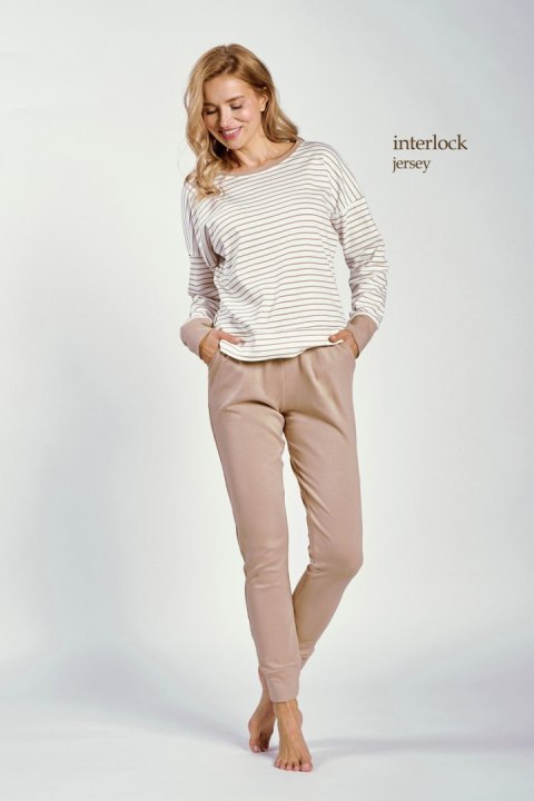 Piżama damska Maggie 3226 S-XL - BEŻOWY, XL TARO Piżama damska Maggie 3226 S-XL - BEŻOWY, XL TARO