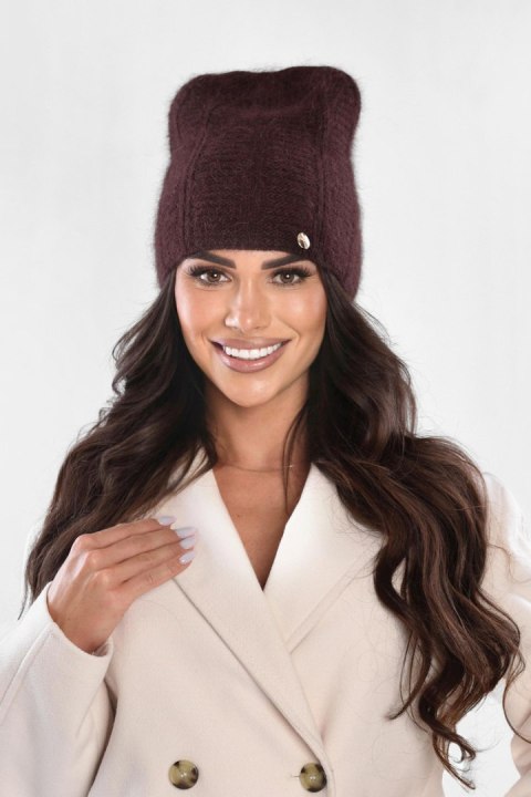 CZAPKA P-084 - CAPPUCINO, UNIWERSALNY, A OFF PINK CZAPKA P-084 - CAPPUCINO, UNIWERSALNY, A OFF PINK