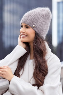 CZAPKA P-084 - CIEMNE BORDO, UNIWERSALNY, I OFF PINK