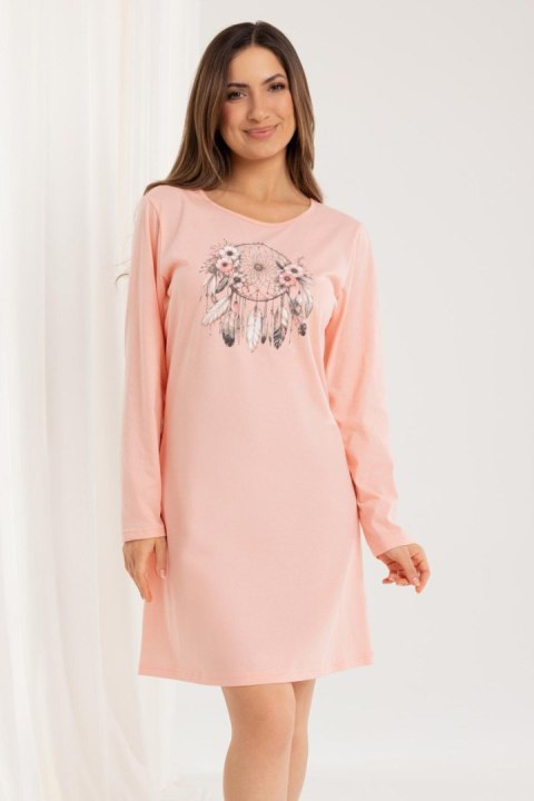 KOSZULA DAMSKA 162 J/25 - BEŻOWY, XL, 1 REGINA