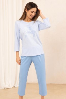 PIŻAMA DAMSKA 706 BIG J/25 - NIEBIESKI, 3XL, 1 REGINA