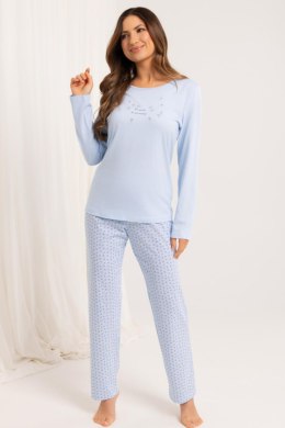 PIŻAMA DAMSKA 708 J/25 - NIEBIESKI, XL, 1 REGINA