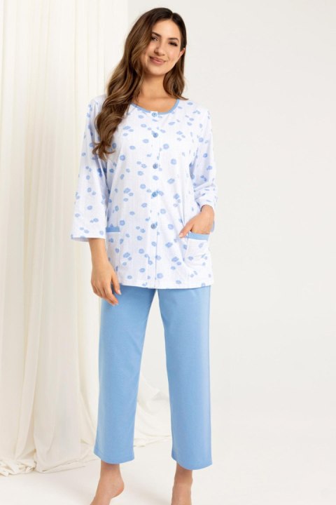 PIŻAMA DAMSKA 723 J/25 - FIOLETOWY, L, 3 REGINA