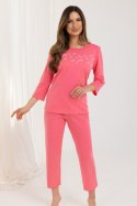 PIŻAMA DAMSKA 724 BIG J/25 - MALINOWY, 3XL, 3 REGINA