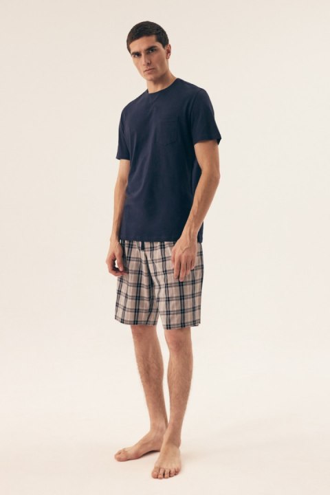 PIŻAMA MĘSKA DEXTER 42617 SS25 - GRANATOWY, L, 59X HENDERSON PIŻAMA MĘSKA DEXTER 42617 SS25 - GRANATOWY, L, 59X HENDERSON